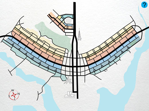 Resultado de imagen para estructura de la ciudad de brasilia